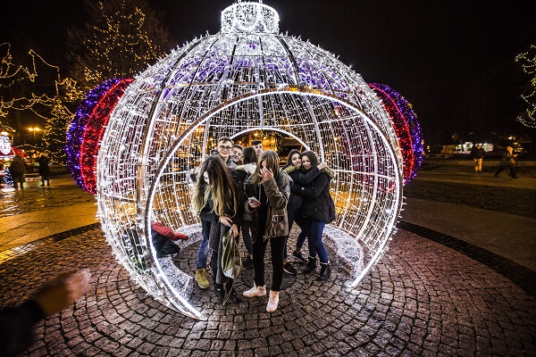 Fot. Świąteczne iluminacje w Radomiu. Źródło: UM Radom